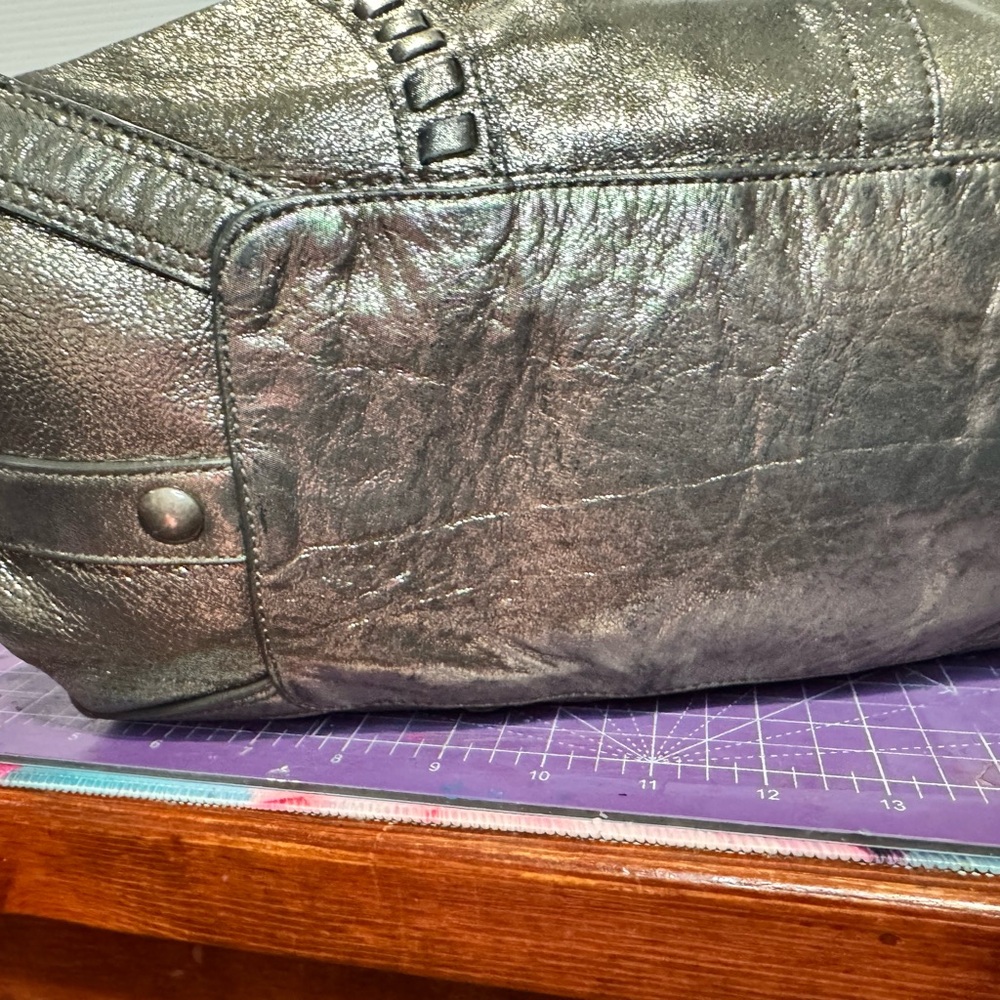 Rare Coach Metallic Leather Annie Bag - Picture 9 of 15